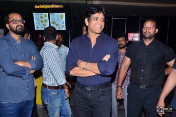Nagarjuna at Special Screening Show for Raju Gari Gadhi 2 Movie
